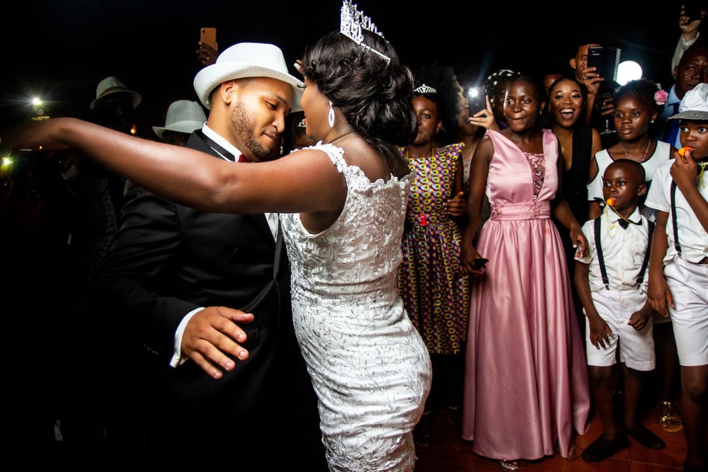 People Dancing at a Wedding